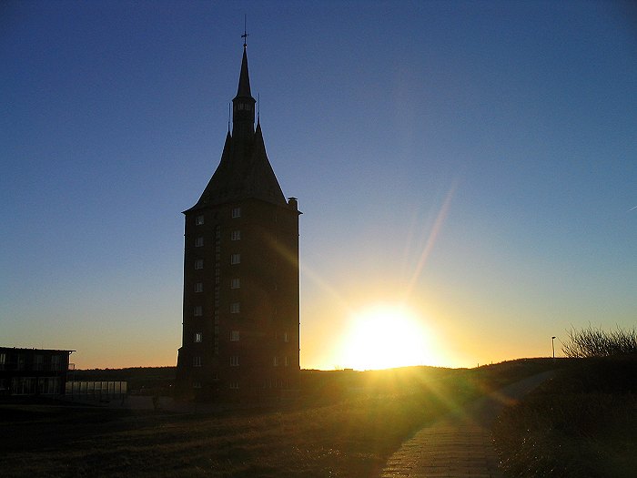 Sonnenuntergang am Westturm