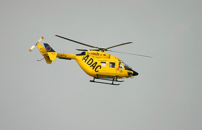 ADAC-Hubschrauber im Einsatz