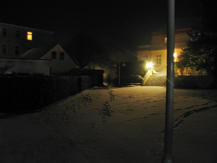 Schnee in der Nacht