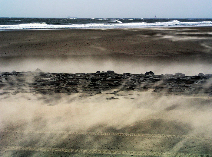 Sandwehen am Strand