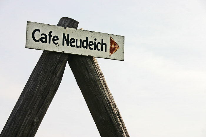 A-Mast bei Café Neudeich