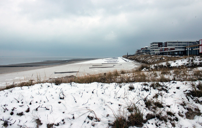 Strand im Winter