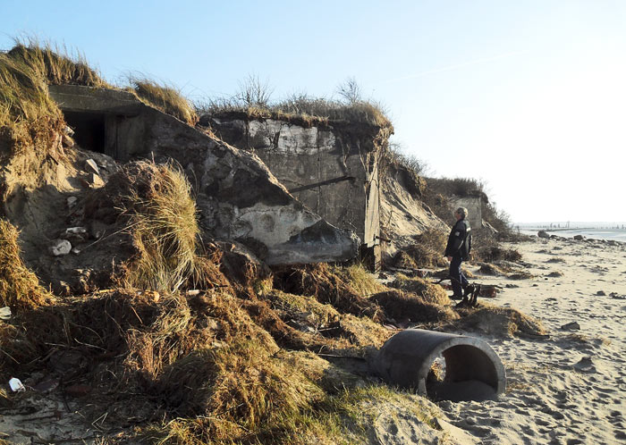 Bunkerreste am Ostende