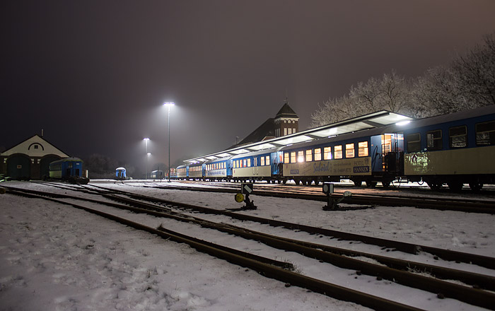 Winter am Bahnhof