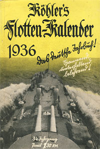 Köhlers Flotten-Kalender 1936