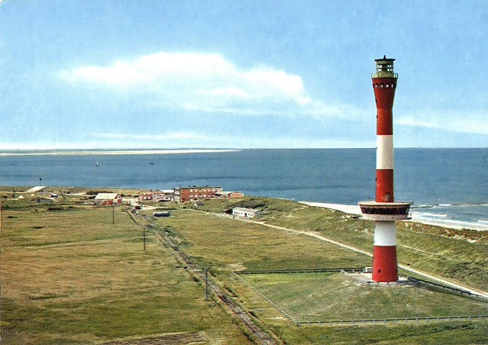 Luftbild vom Neuen Leuchtturm · Historische Inselbilder · virtual wangerooge