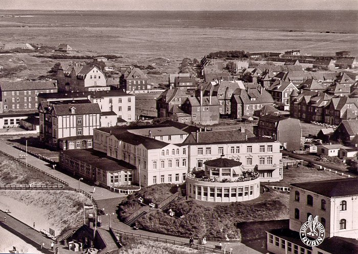 Luftbild des nördlichen Inseldorfes