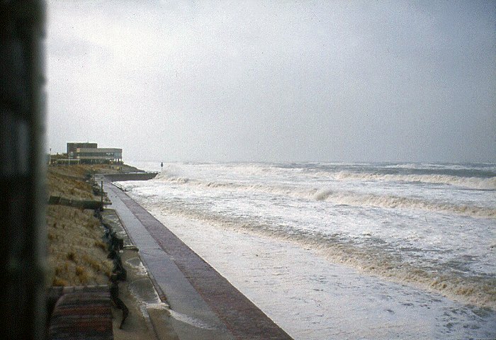 Sturmflut 1976. Blick nach Westen