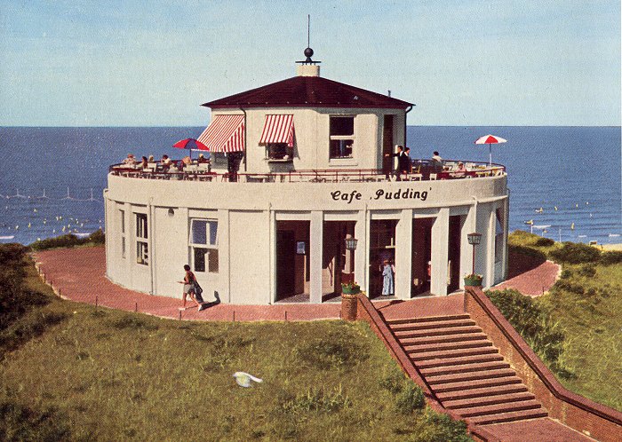 Café Pudding, Besitzer Heinrich Folkerts · Historische Inselbilder ·  virtual wangerooge