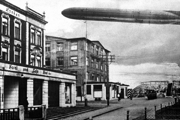 Zeppelin über Wangerooge