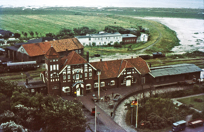 Bahnhof in den 1960er Jahren