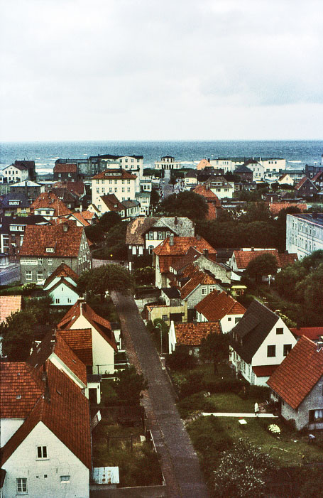 Robbenstraße vom Leuchtturm aus gesehen
