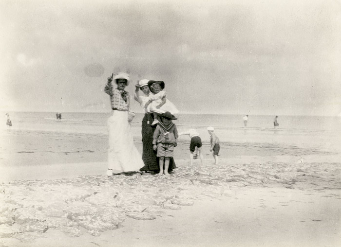 Familienfoto auf der Seebuhne