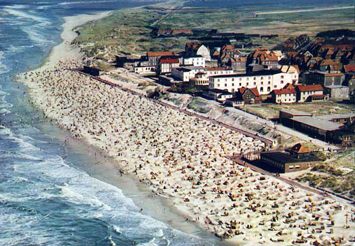 Luftaufnahme vom Hauptstrand