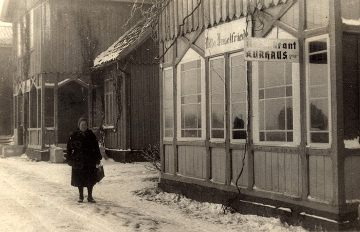 Kurhaus-Villen im Schnee
