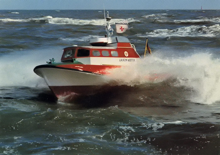 SRB Wilhelm Hübotter in voller Fahrt