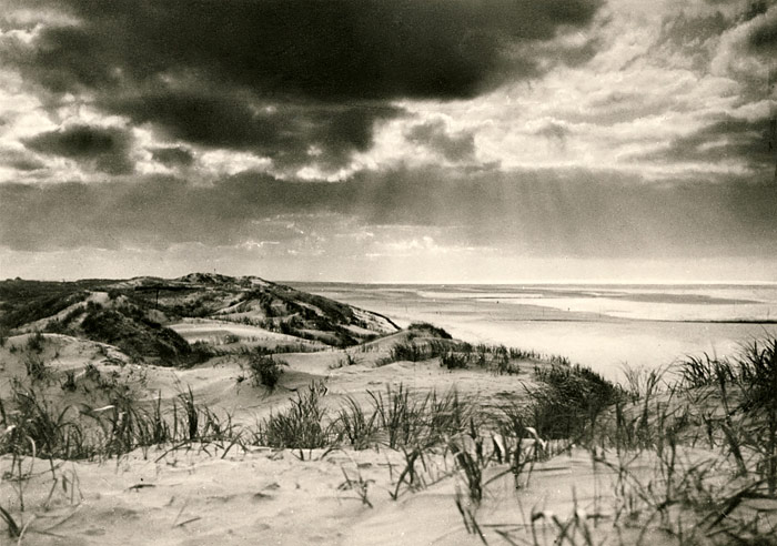 Wolkenstimmung über den Dünen