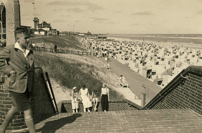 Ausblick auf den Strand