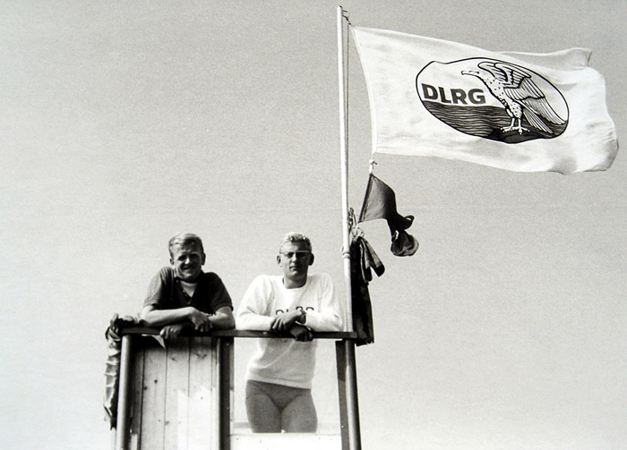 Hauptbadeturm zur Badezeit