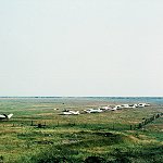 Vorfeld des Wangerooger Flugplatzes