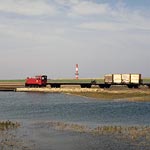 Inselbahn im Bereich der Westlagune